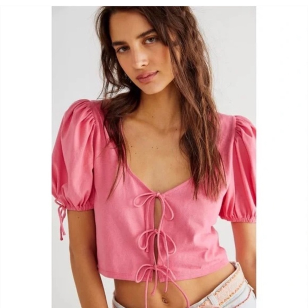 Free people tie top